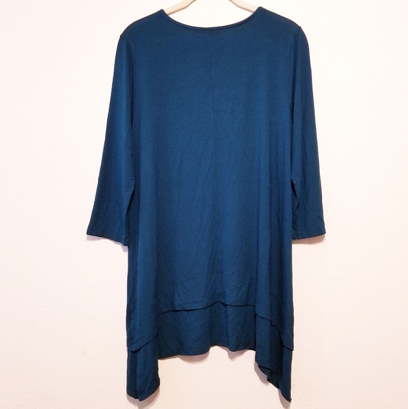 Elieen Fisher | Draped Tunic Top - Picture 2 of 5